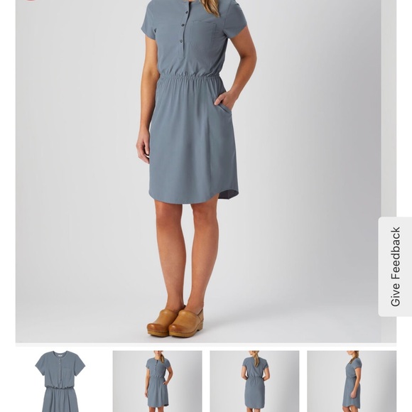 NWT Duluth Trading Nine to Five synthetic cap sleeve dress in BLACK. - Picture 8 of 8